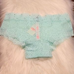 🎀 Brand New Victoria Secrets PINK soft lace cheekster/tanga panty